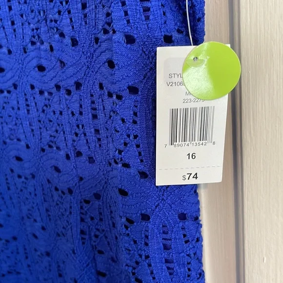 Blue dress. Size 16, brand new with tags! - Picture 5 of 6